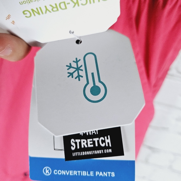 LITTLE DONKY ANDY | nylon convertible  high waist waterproof windbreaker pants - Picture 12 of 15